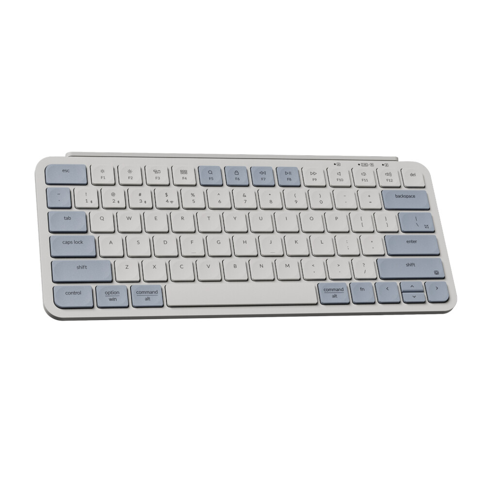Keychron B11 Pro Ultra-Slim 75% Wireless Keyboard - Retro blue