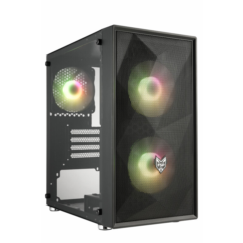 FSP CST130A Micro-ATX Gaming Chassis - Black