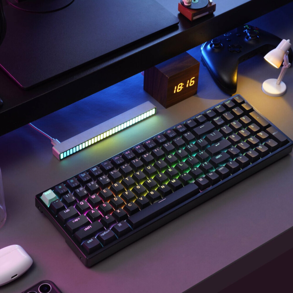 Keychron K4 HE 96% Magnetic Switch Hot-Swap RGB Wireless Keyboard – Black