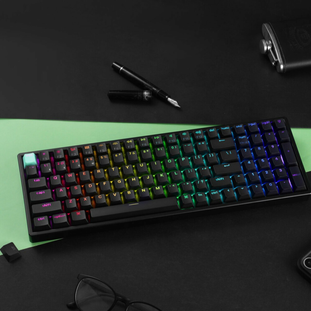 Keychron K4 HE 96% Magnetic Switch Hot-Swap RGB Wireless Keyboard – Black