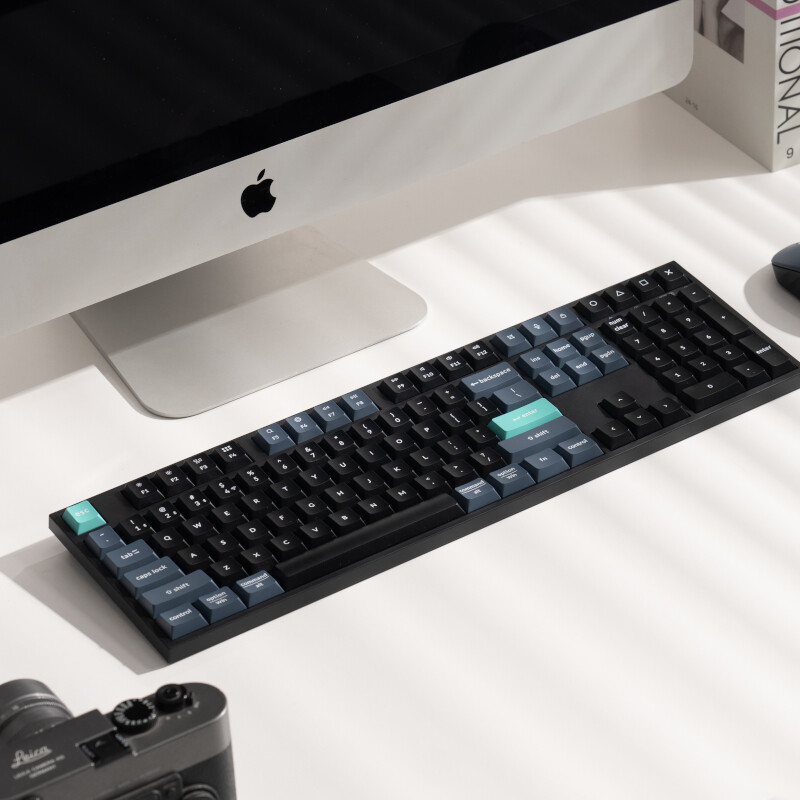 Keychron B36 100% Layout Wireless Keyboard and Mouse Combo – Black/Green