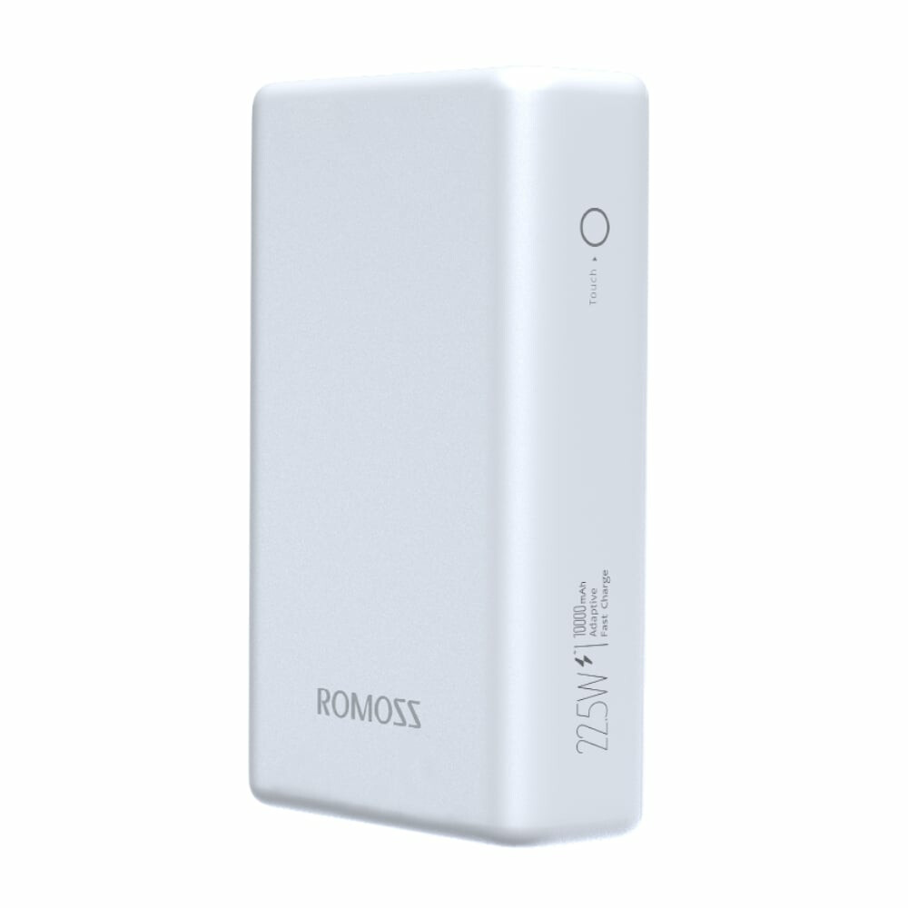 Romoss PAC10 10000mAh 20W Fast Charge Power Bank – White