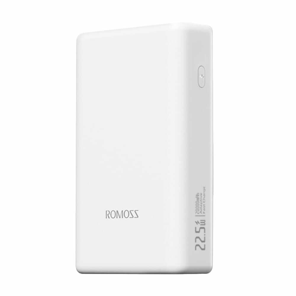Romoss PAC20 20000mAh 22.5W Fast Charge Power Bank – White