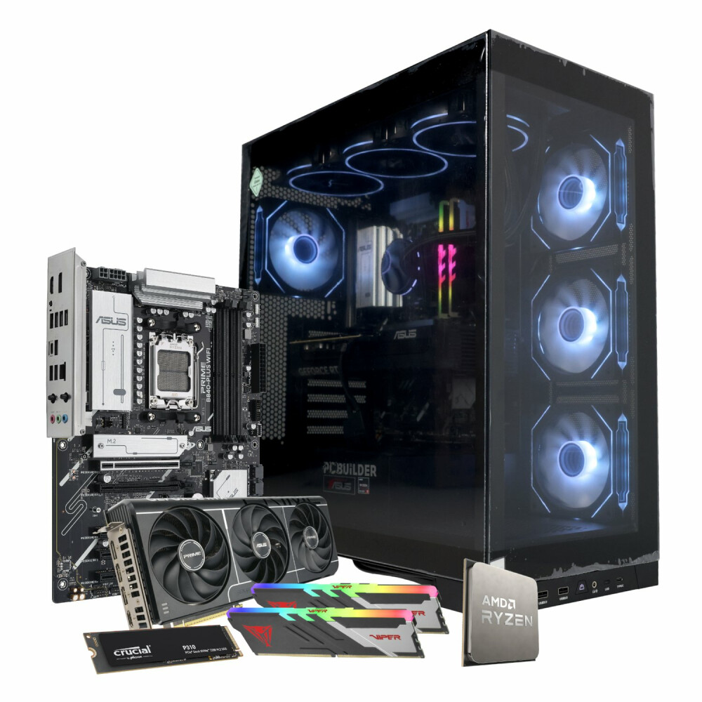 PCBuilder Ryzen 5 7600 MAVERICK Windows 11 Gaming PC