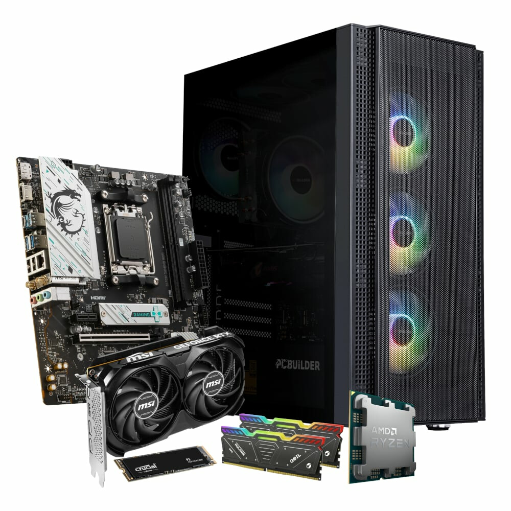 PCBuilder AMD Ryzen 5 7600 SPECIALIST Windows 11 Gaming PC