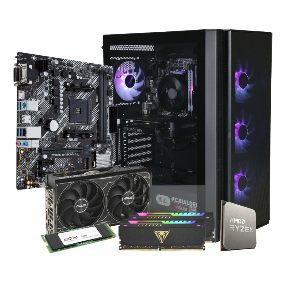 PCBuilder Ryzen 5 5600X TITAN Windows 11 Gaming PC