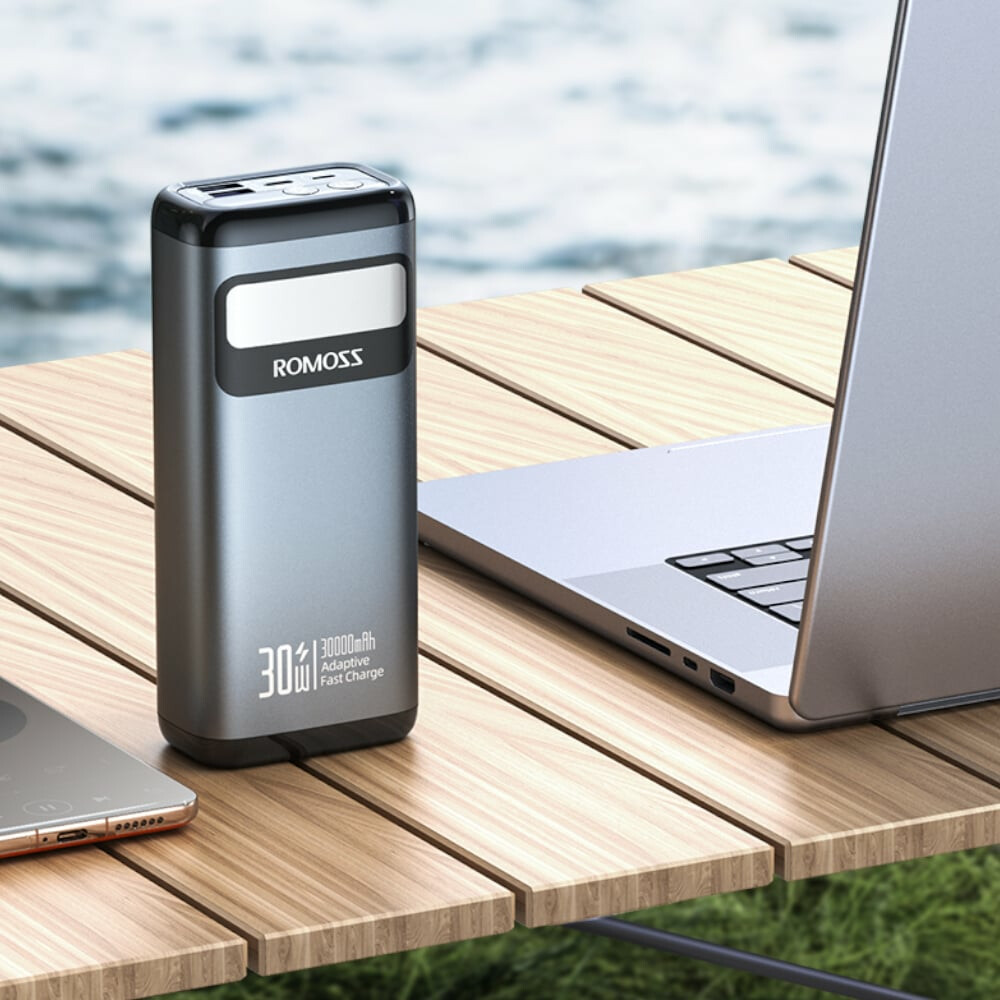 Romoss PMT30 30000mAh 30W Fast Charge Power Bank – Black