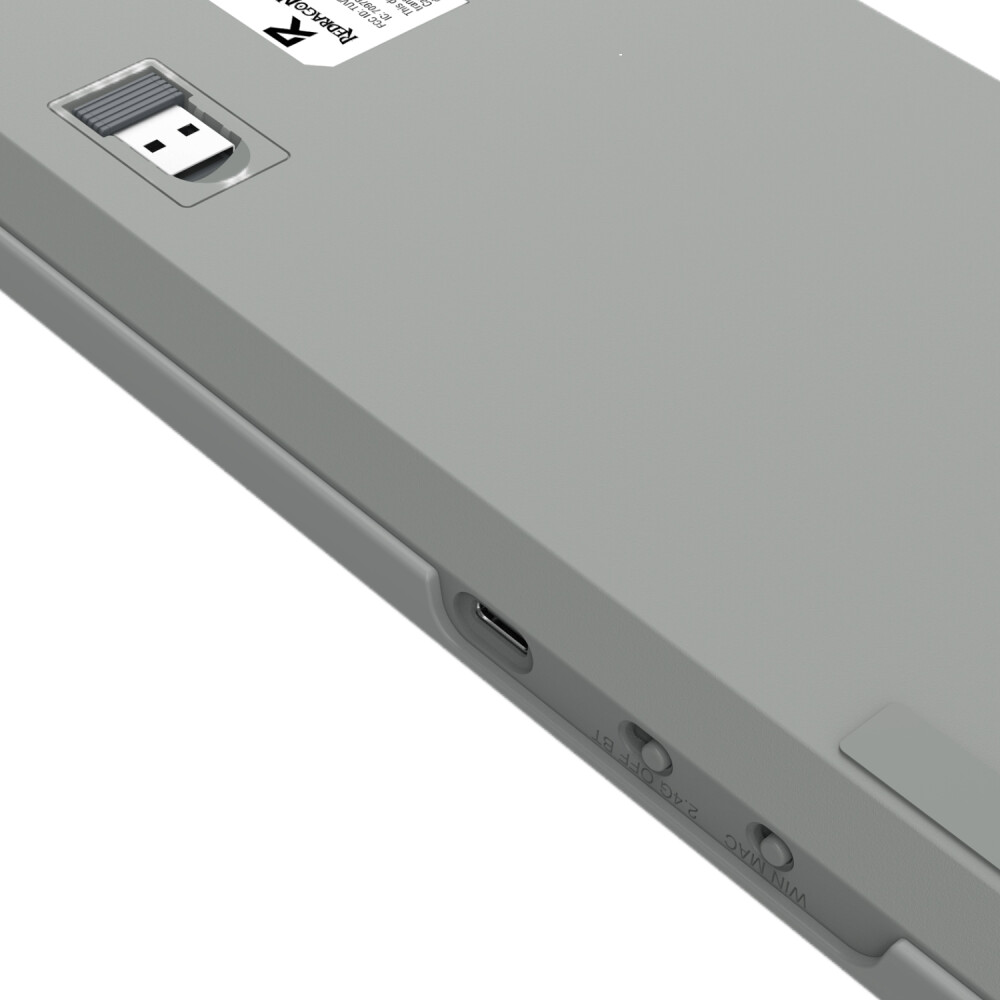 Redragon BK-7485 Wireless Office Keyboard - Grey