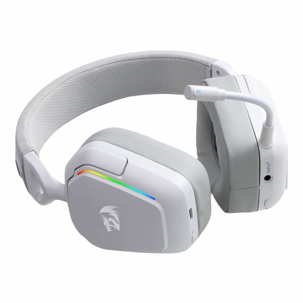 Redragon H868 RGB Wireless Gaming Headset - White