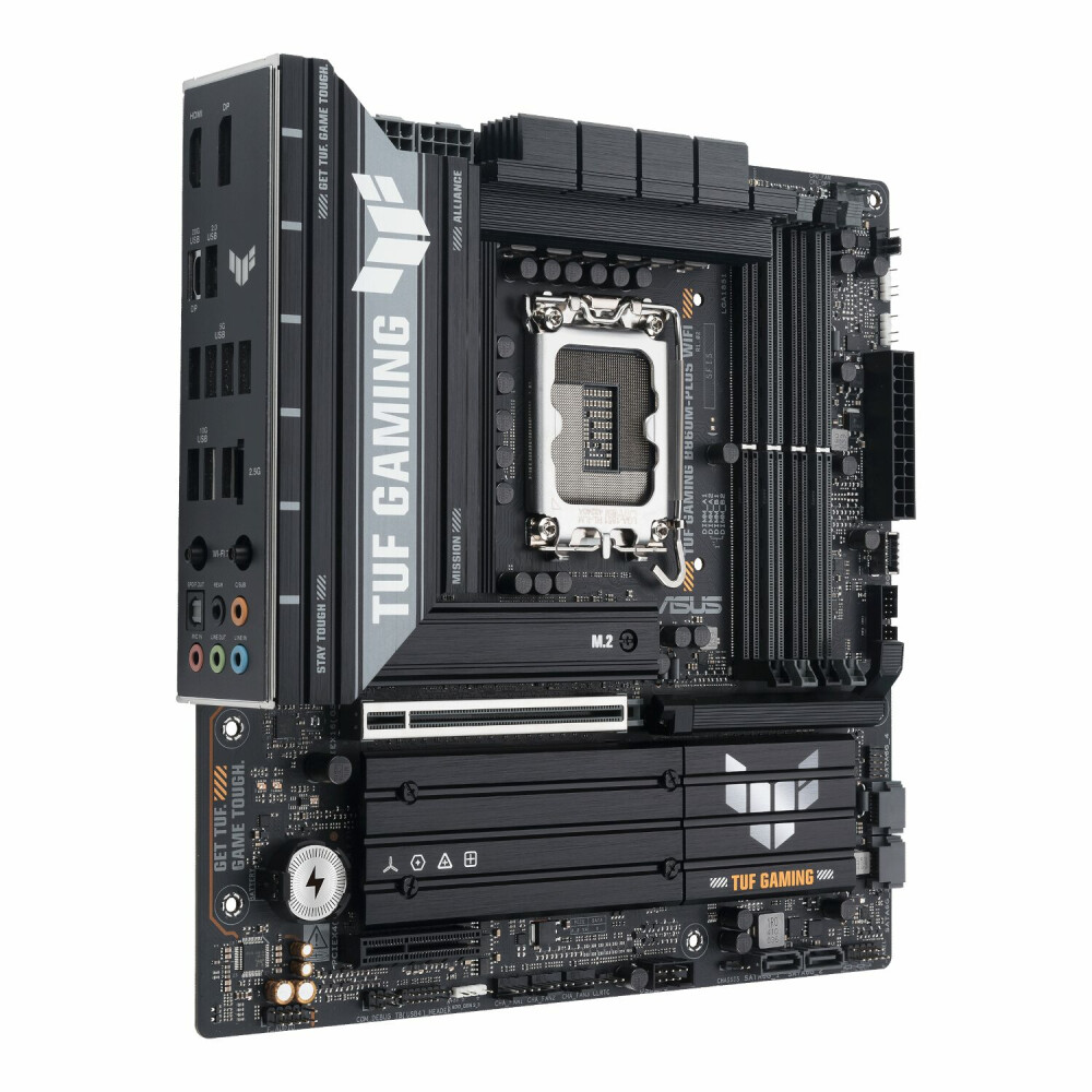 Asus TUF Gaming B860M-Plus Wi-Fi M-ATX Motherboard – Intel LGA1851, DDR5, PCIe 5.0. Wi-Fi 7