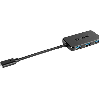 TRANSCEND USB TYPE C 4 PORT USB 3.1 HUB - BUS POWERED