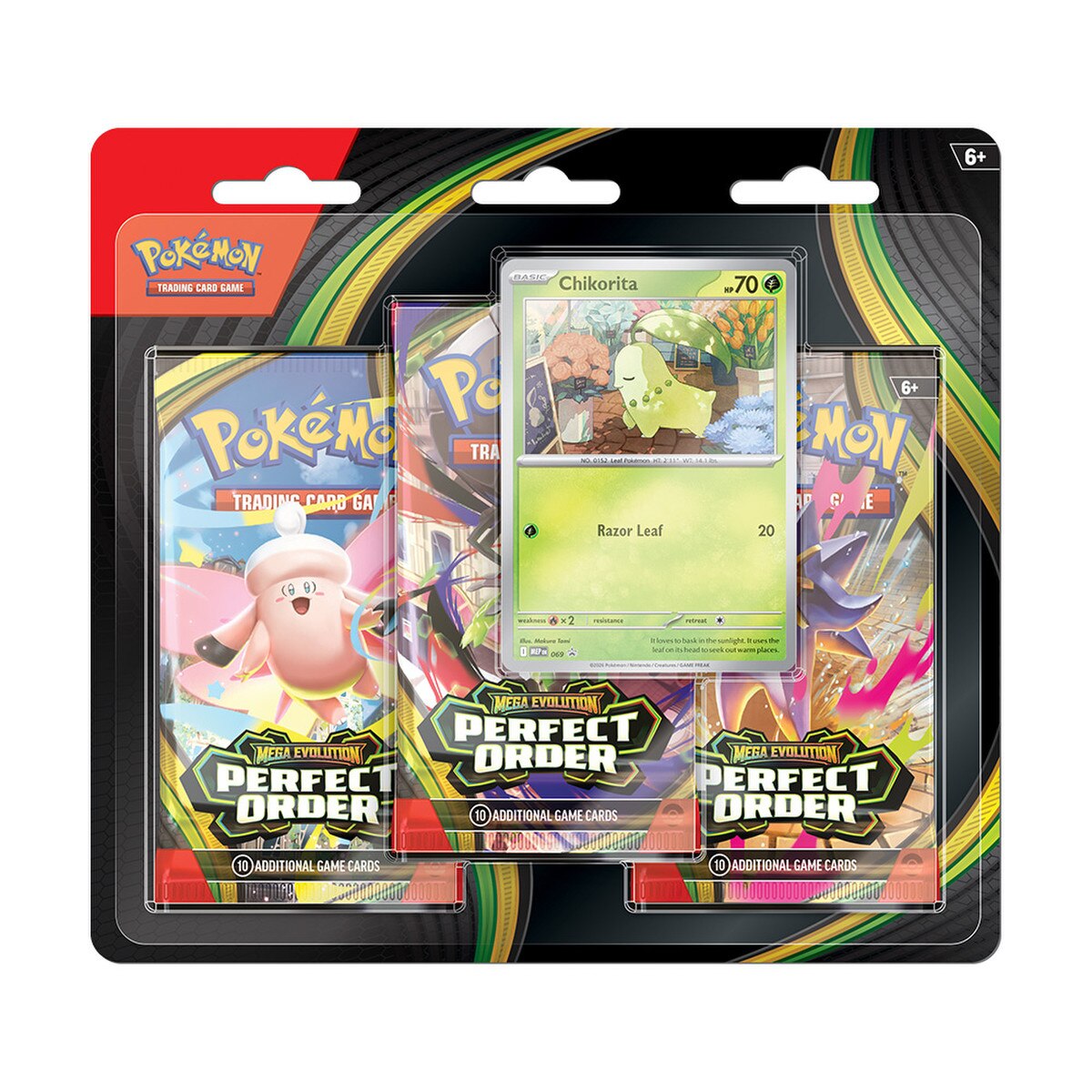 Pokémon: Mega Evolution—Perfect Order: 3-pack Blister