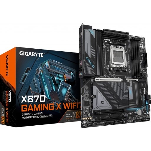 GIGABYTE Aorus AMD X870 Chipset for AMD AM5; 4x DDR5; 3x M2; 1x HDMI/2 x USB4® USB Type-C®; ATX