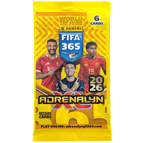 FIFA World Collection 365 2026 Adrenalyn Trading Cards Booster (6 Cards)