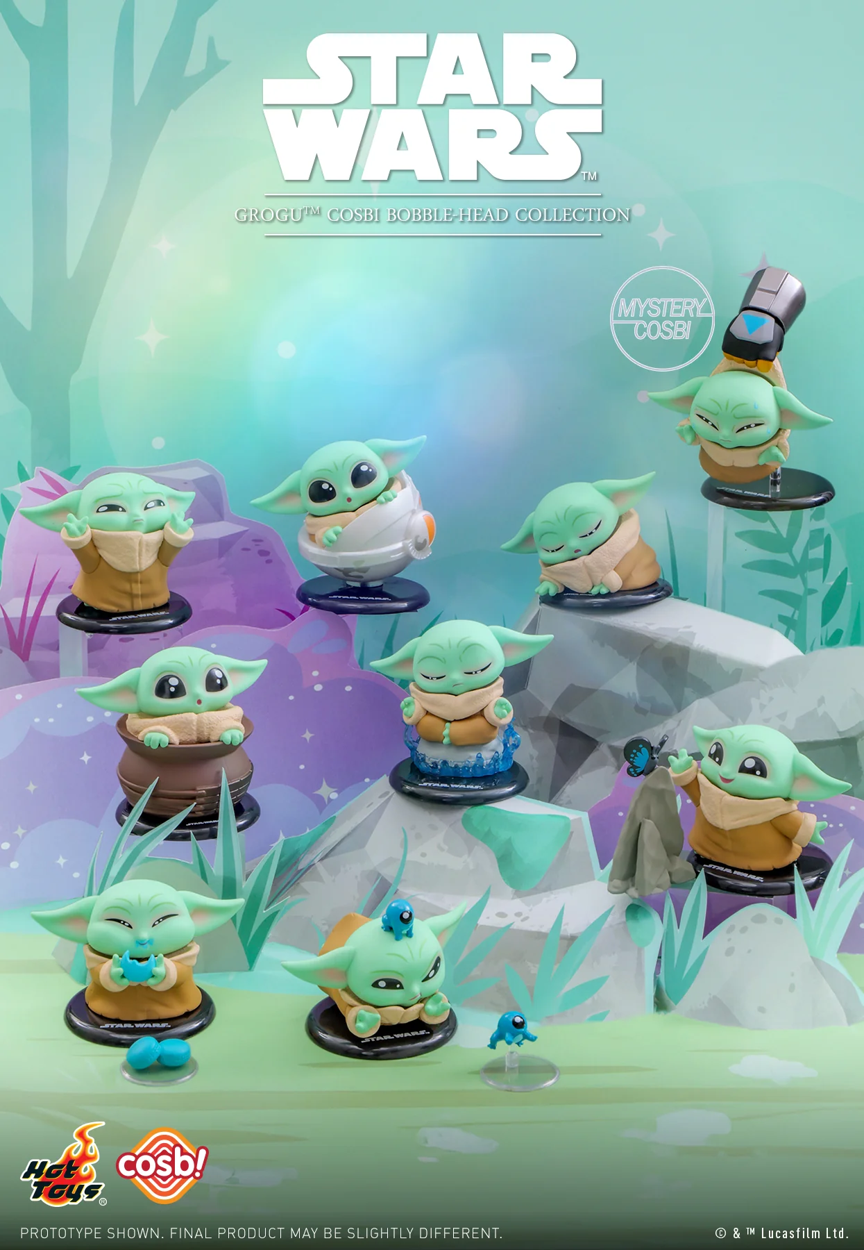 Hot Toys x COSBI Star Wars Baby Yoda Mini Blind Box Series