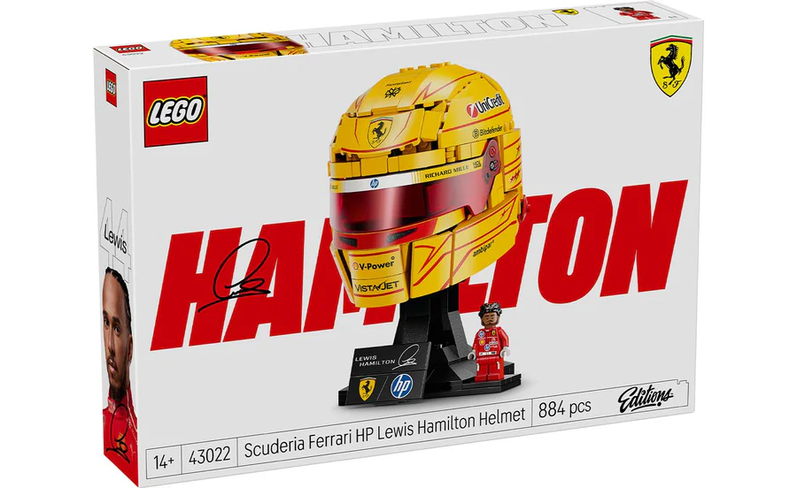 LEGO® Editions Scuderia Ferrari HP Lewis Hamilton Helmet